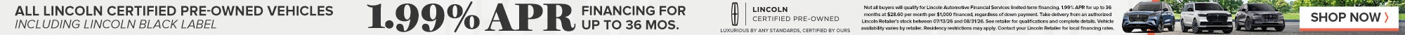 1.99% APR on Lincoln CPO