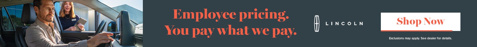 Employee Pricing