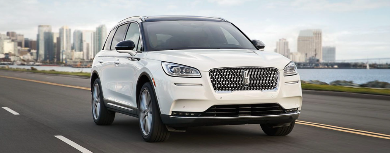 White Lincoln Corsair